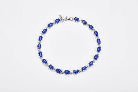 Tennis Pietra Bracelet - Lapis