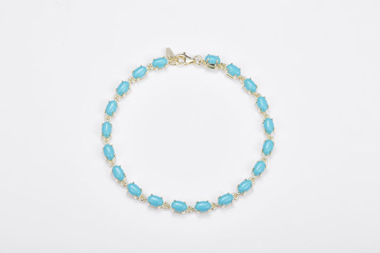 Tennis Pietra Bracelet -Tourquoise