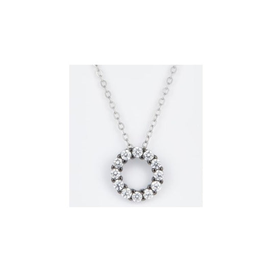 L-Eternita pendant all white CZ BR