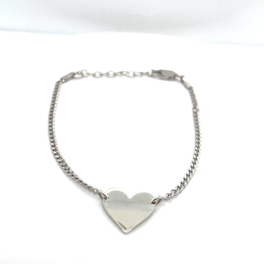 Silver 925 Hearts Kids Bracelet - SHB01