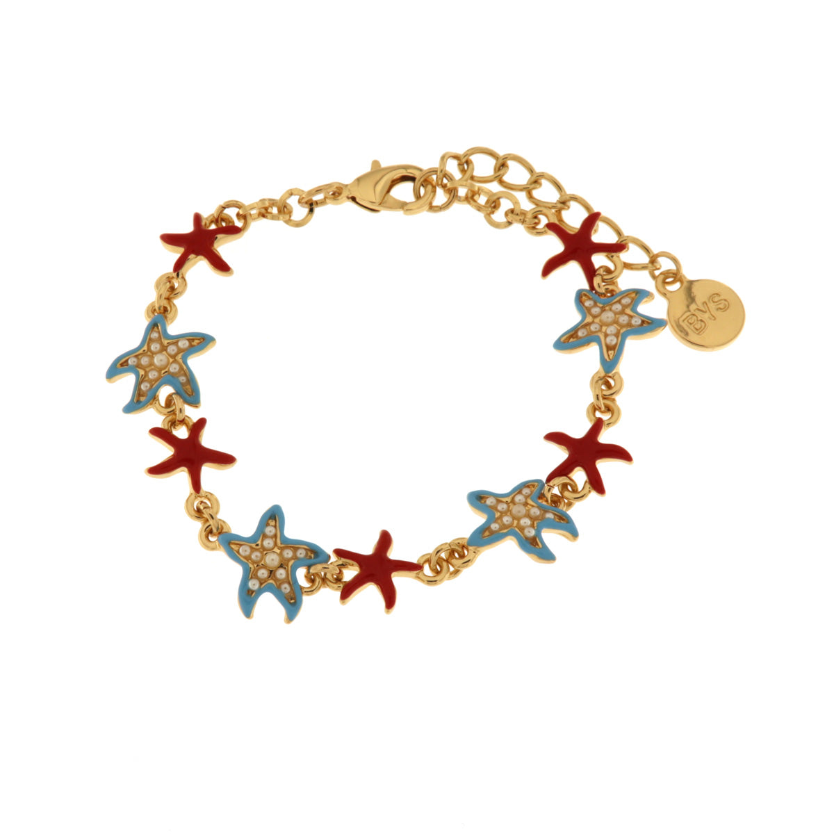 Bracelet with Colored Starfish