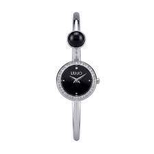 Liu Jo Pietra Obsidian Dial Silver Stainless Steel Watch - TLJ2809