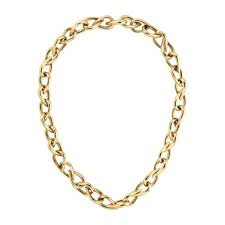 Calvin Klein Sculptured Drops Women's Gold-Tone Chunky Chain Link Necklace 35000954