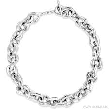 Calvin Klein Sculpted Link / Chunky Toggle Stainless Steel Necklace 35000652