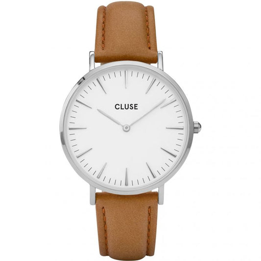 La Bohème Leather Caramel, Silver Colour (CL18211)