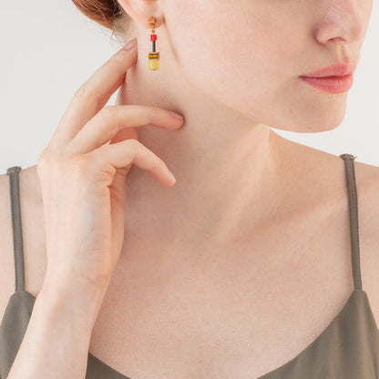 GeoCUBE® Iconic Multicolour Indian Summer earrings Ref :2838-21-1585