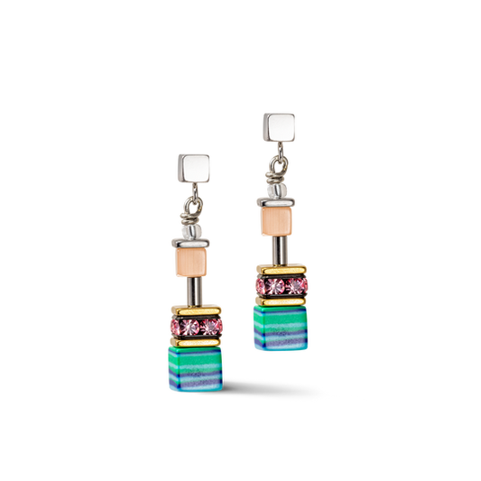 GeoCUBE® Candy earrings multicolour spring Ref :5090-21-1527