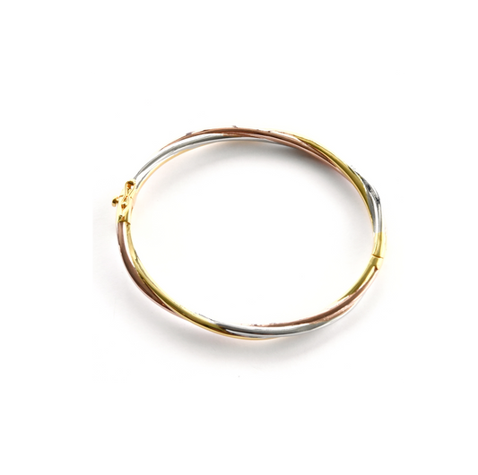 3Tone Collection - Trinity Bangle Ref :3CIRCB01