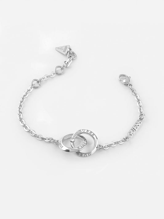 Guess Forever Links Silver Bracelet Ref :UBB02187RHL
