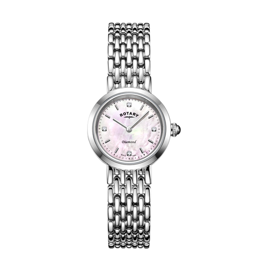 ROTARY BALMORAL DIAMOND SET LADIES WATCH LB00899/07/D