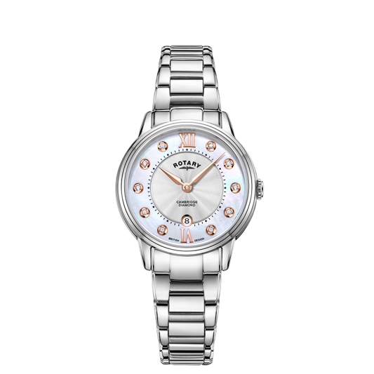 ROTARY CAMBRIDGE DIAMOND SET LADIES WATCH LB05425/07/D