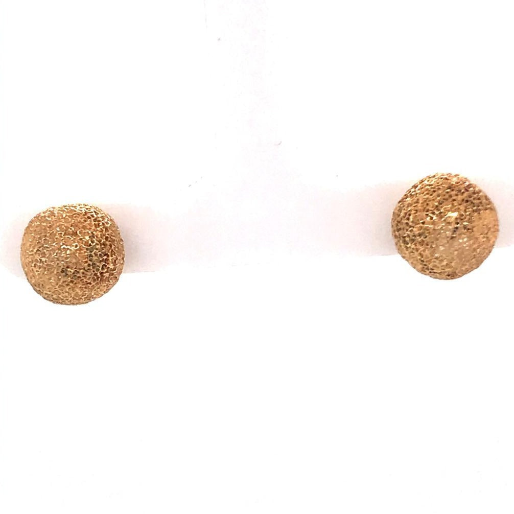 Gold Stud Earrings (ORSE0064AG10)