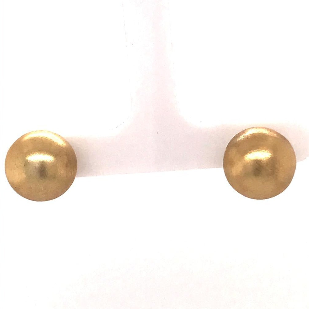 Gold Stud Earrings (ORSE5433PLS2R)