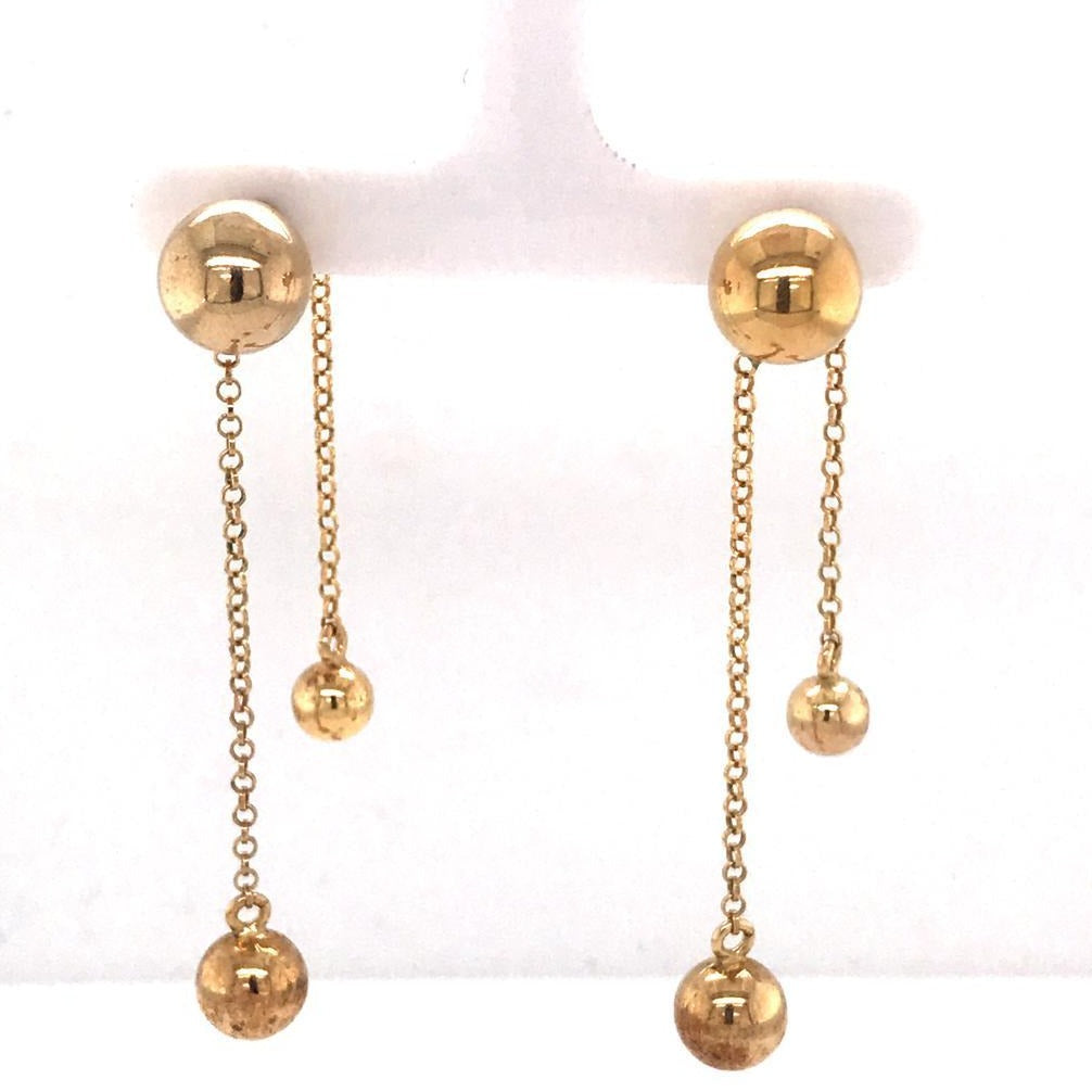 Gold Drip Earrings (ORST5716RH08)