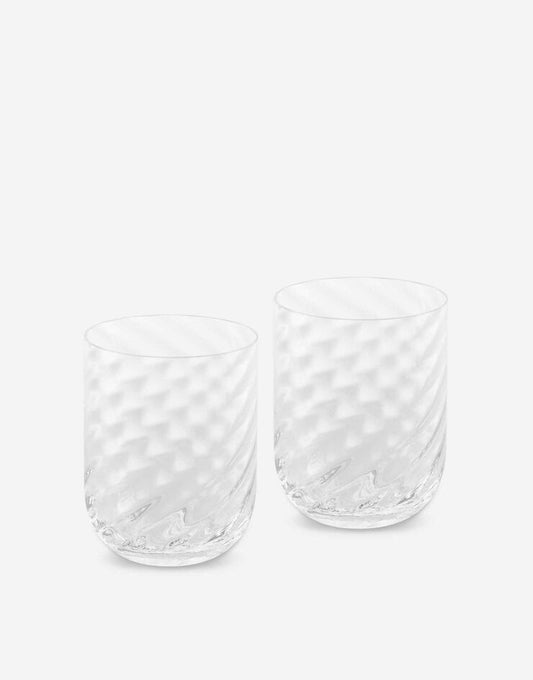 DGH Set 2 Hand-Blown Murano Water Glasses Ref :TCBS02TCA66U0042