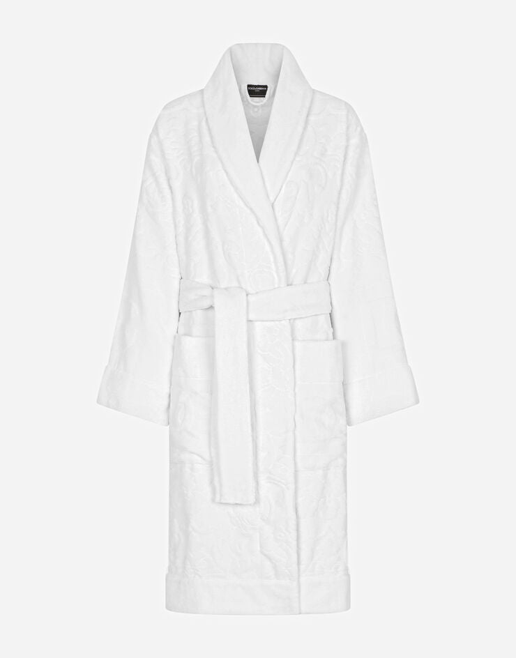 DGH Bath Robe in Terry Cotton Jacquard Ref :TCF009TCAGMU0011