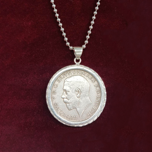 Unika- Authentic Florin Silver Coin Necklace