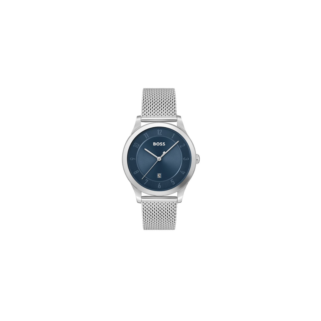 Boss Blue Dial Stainless Steel Watch Ref : 1513985