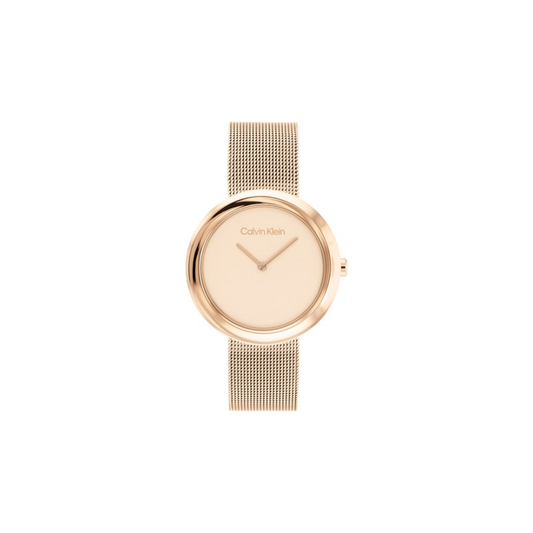 Calvin Klein Unique Rose-Gold Spiral Watch Ref :25200013