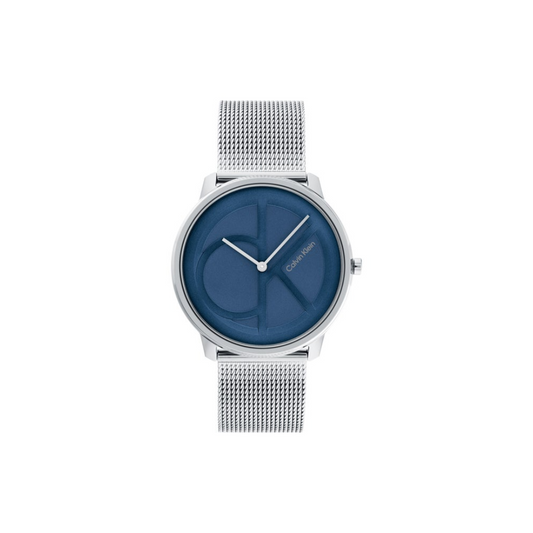 Calvin Klein Iconic Blue Dial Watch Ref :25200031