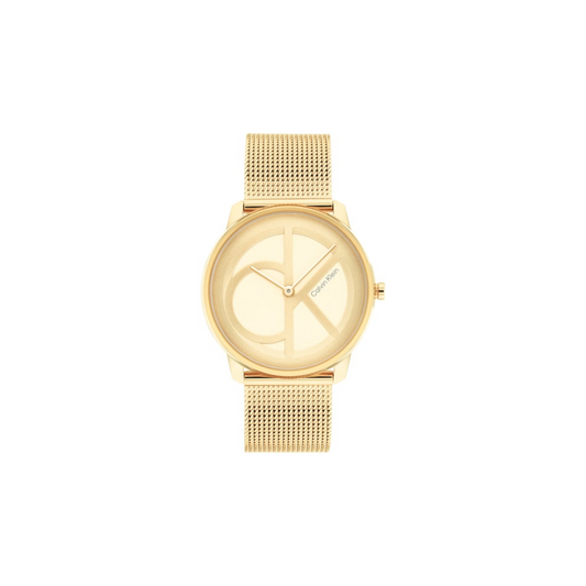 Calvin Klein Gold Two layer Dial Watch Ref :25200034