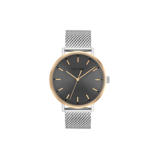 Calvin Klein Black Sunray Dial Watch Ref :25200047