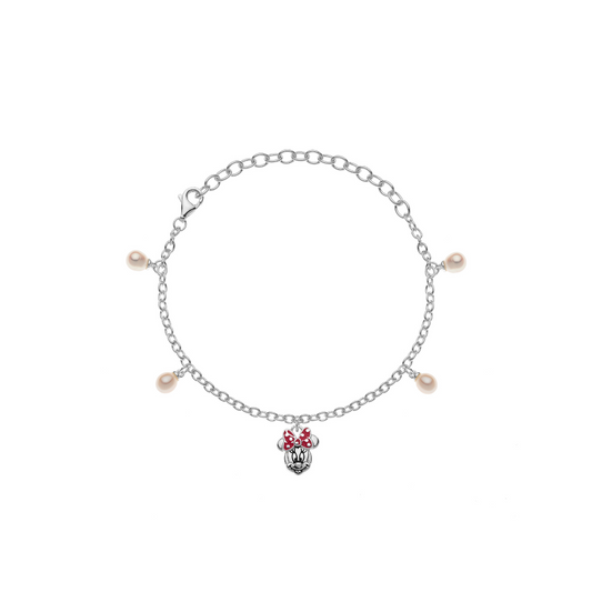 Disney Silver 925 Minnie Bracelet Ref :BS00001SMAL-5.CS