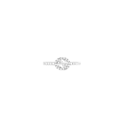 Gucci Interlocking G 18k Diamond Ring Ref : YBC679113001014