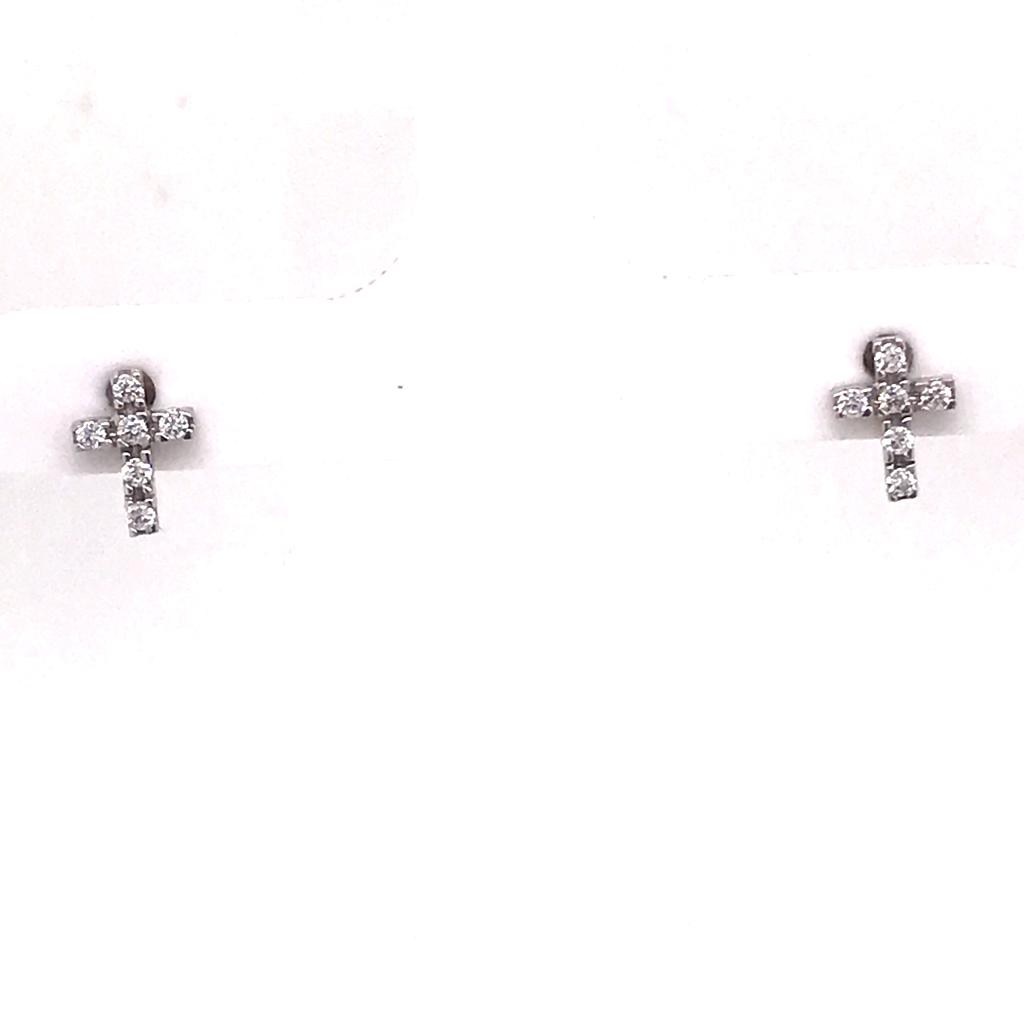Cross Stud Earrings (724113