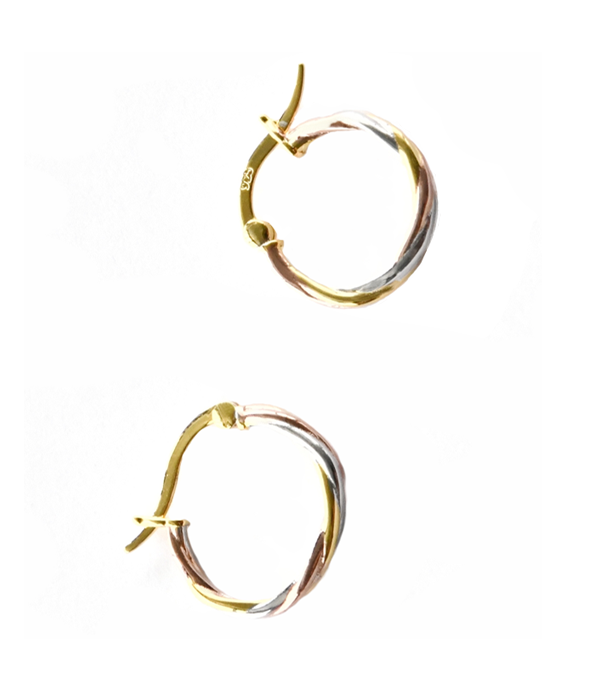 3Tone Collection - Unity Earrings (Small) Ref :3CIRCE08