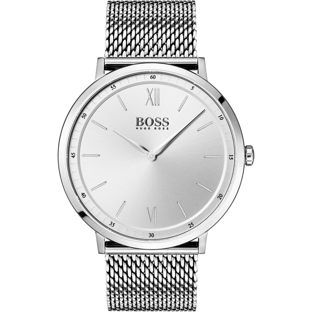 Analogue Quartz Watch with Stainless Steel Strap - Ref :1513650