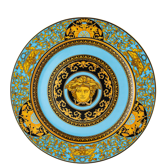 Versace Medusa Celeste Service Plate 30 cm Ref :19300-403712-10230